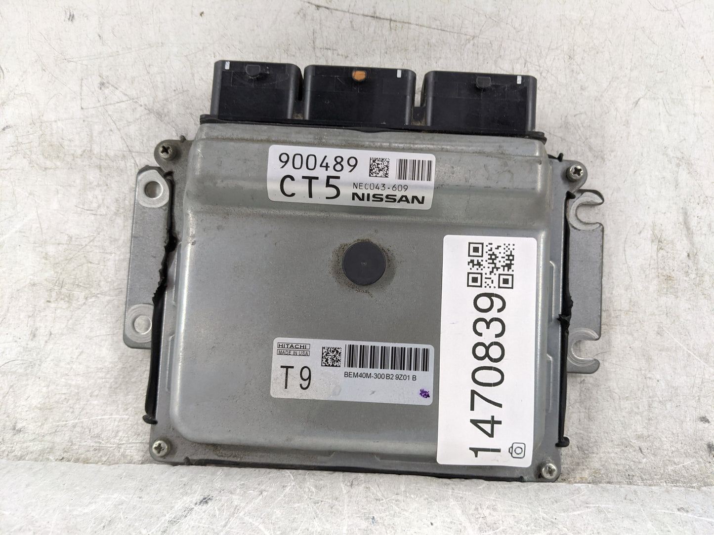 2018-2020 Nissan Rogue PCM Engine Control Computer ECU ECM PCU OEM P/N:NEC043-609 BEM40M-300B29Z01B Fits Fits 2018 2019 2020