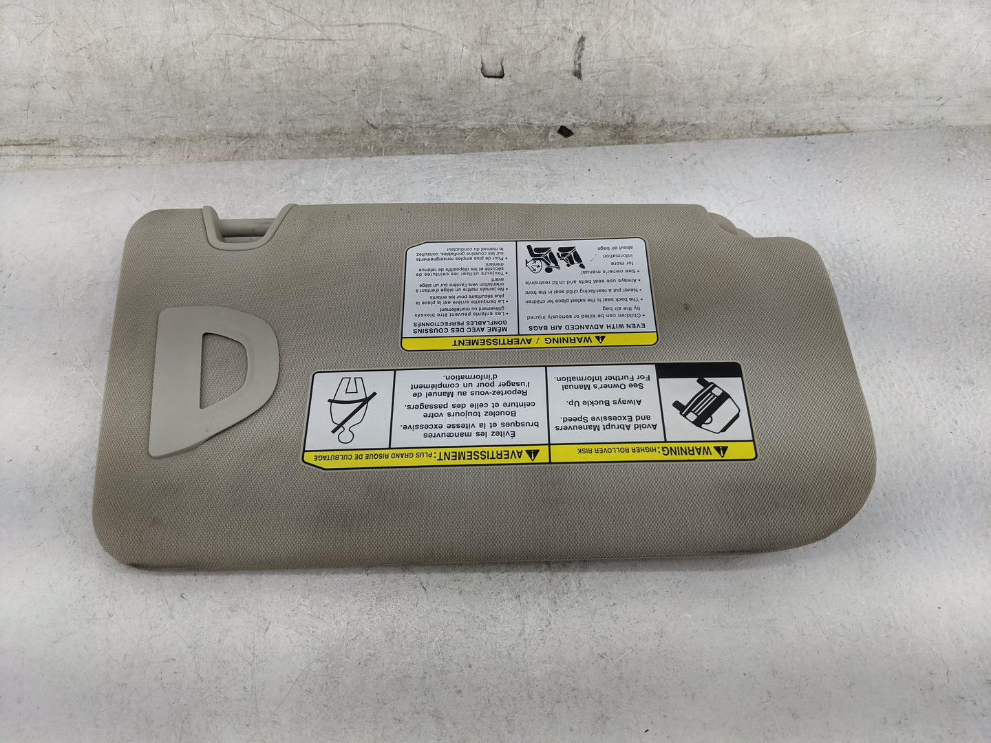 2018-2020 Nissan Rogue Sun Visor Shade Replacement Driver Left Mirror Fits Fits 2018 2019 2020 OEM Used Auto Parts - Oemused
