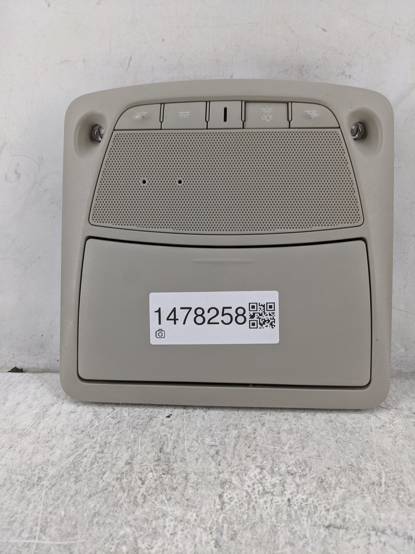 2020 Nissan Rogue Overhead Roof Console Tan - Oemusedautoparts1.com