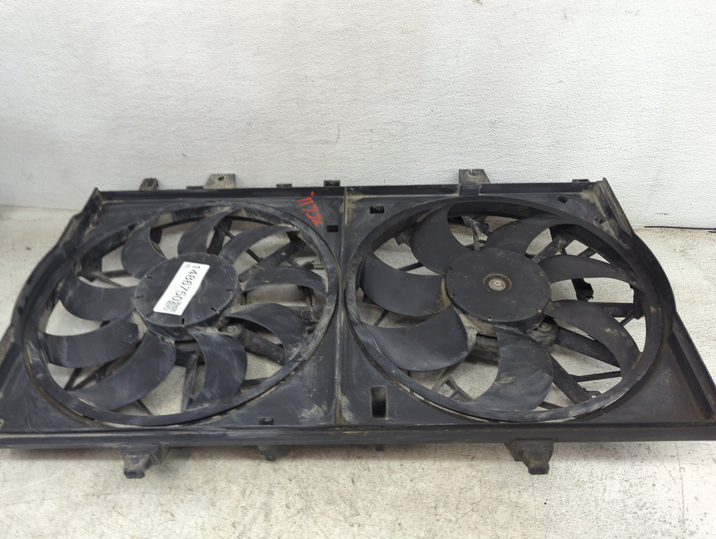 2014-2020 Nissan Rogue Electric Radiator Cooling Fan Motor Assembly Fits Fits 2014 2015 2016 2017 2018 2019 2020 OEM Used Au