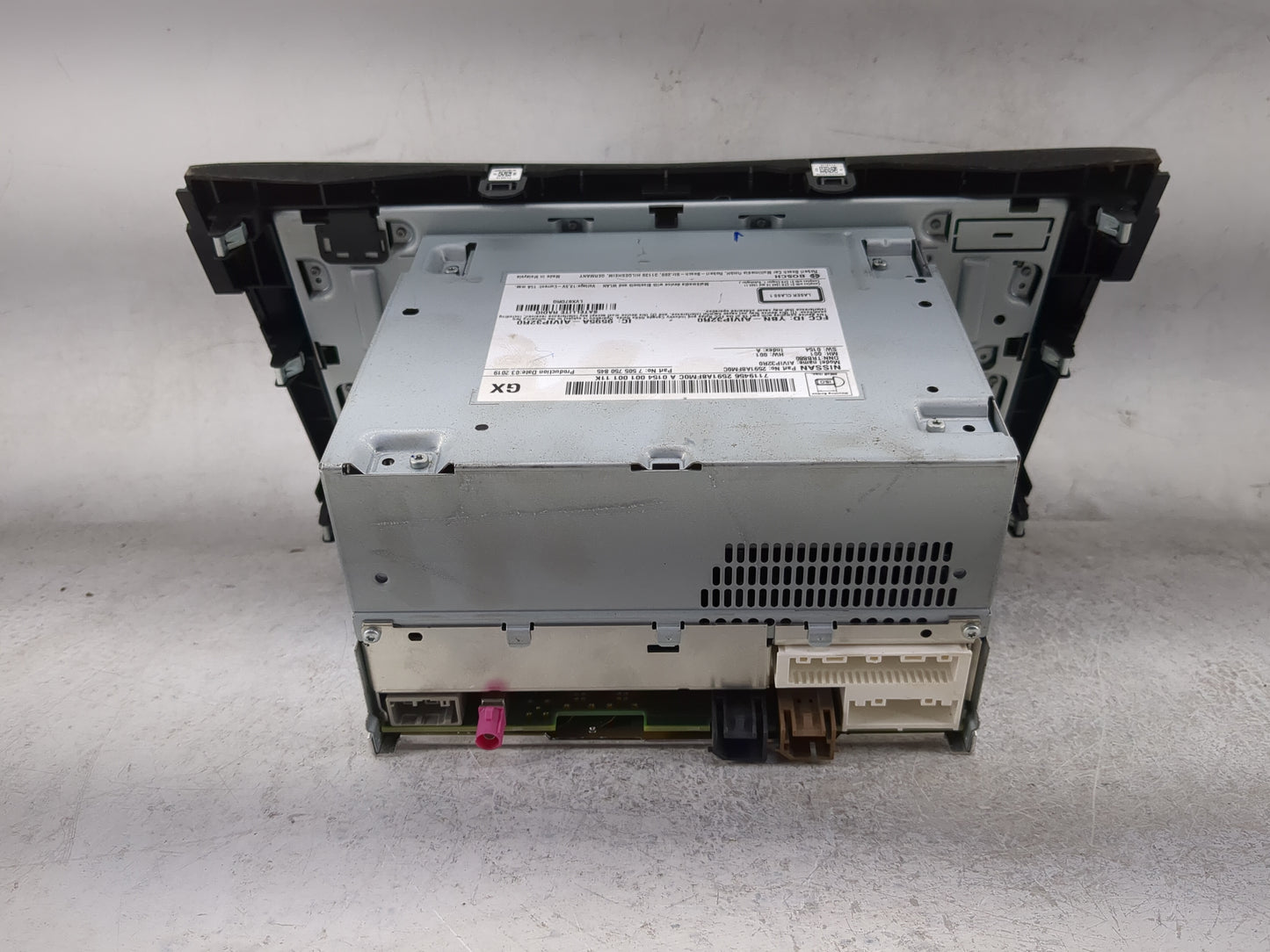 2018-2020 Nissan Rogue Radio AM FM Cd Player Receiver Replacement P/N:2591A8FMOC 7505750845, AIVIP32R0 Fits Fits 2018 2019 2