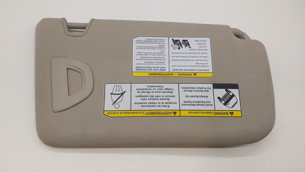 2018-2020 Nissan Rogue Sun Visor Shade Replacement Driver Left Mirror Fits Fits 2018 2019 2020 OEM Used Auto Parts - Oemused