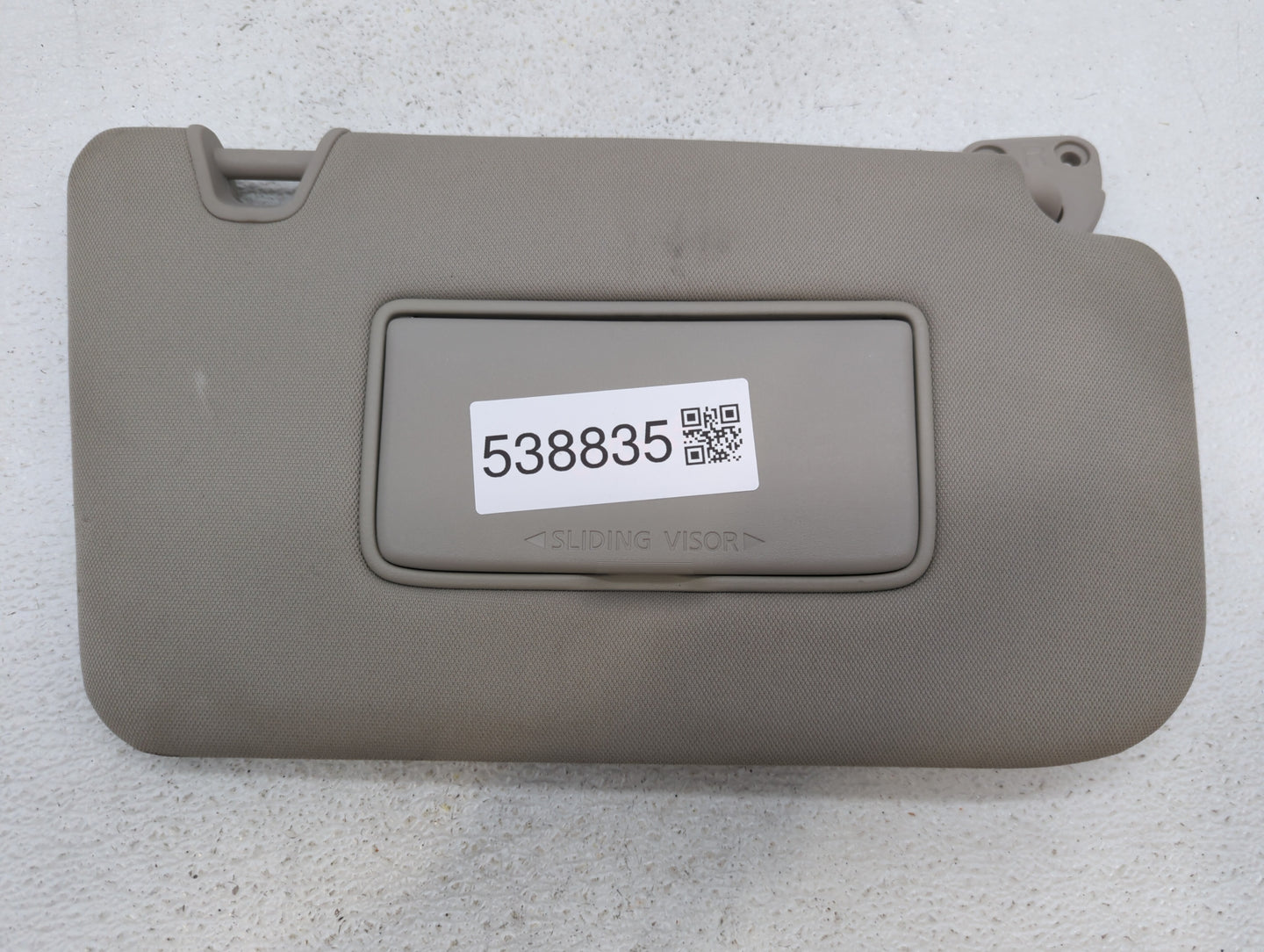 2018-2020 Nissan Rogue Sun Visor Shade Replacement Passenger Right Mirror Fits Fits 2018 2019 2020 OEM Used Auto Parts - Oem