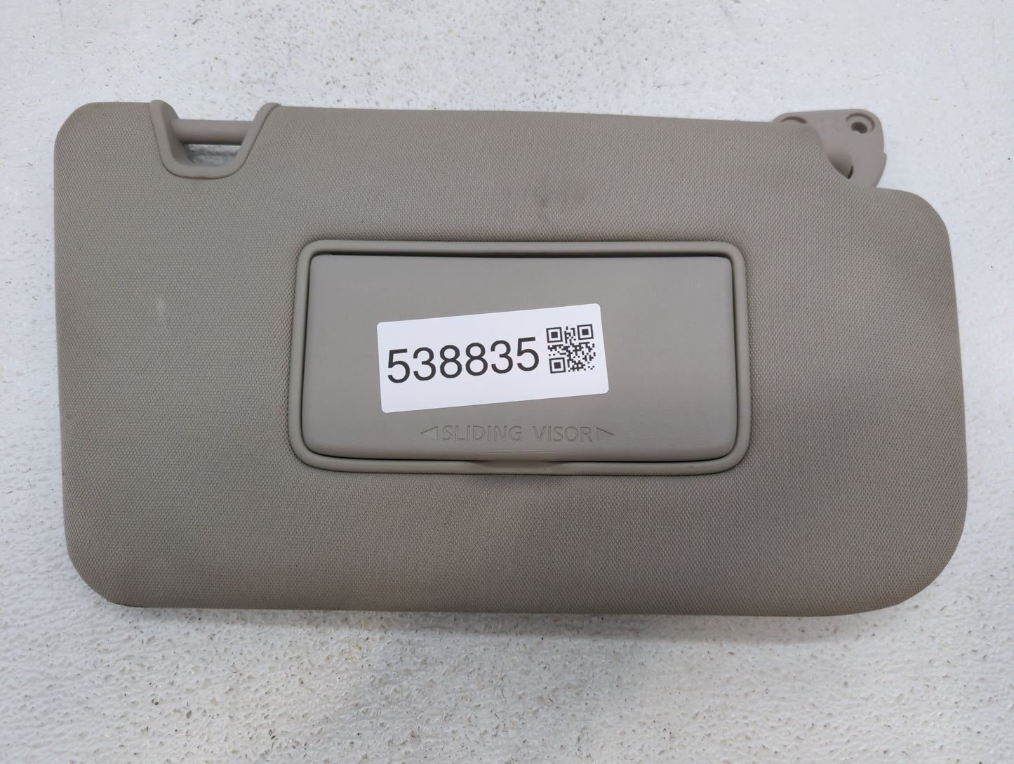 2018-2020 Nissan Rogue Sun Visor Shade Replacement Passenger Right Mirror Fits Fits 2018 2019 2020 OEM Used Auto Parts - Oem