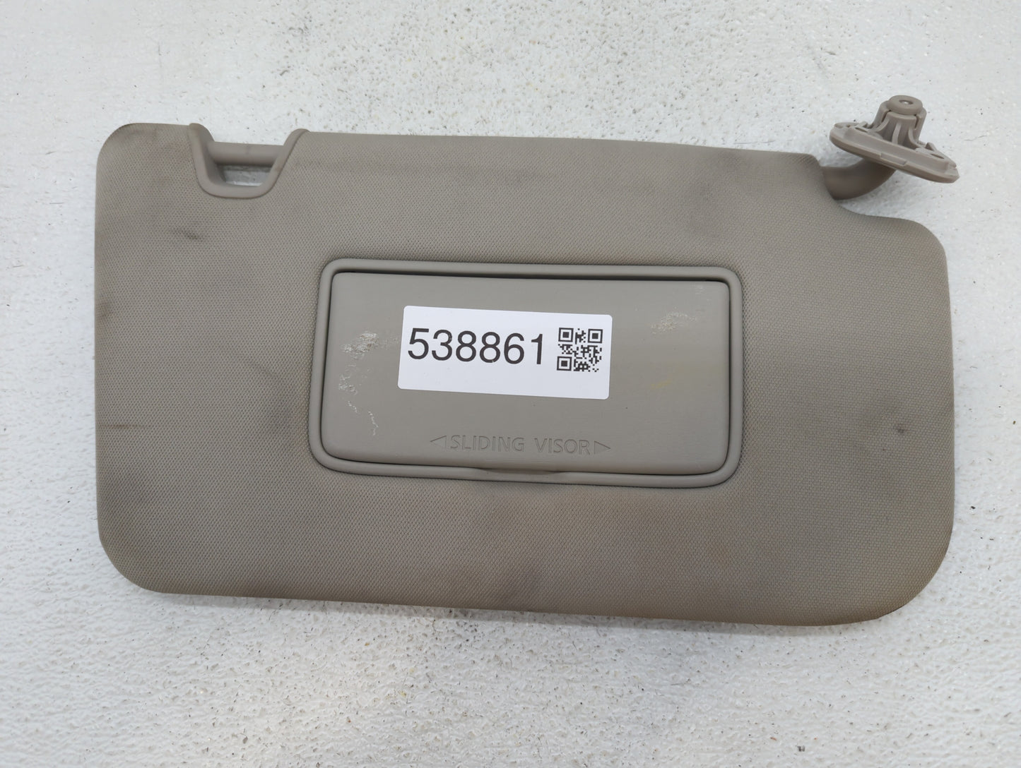 2018-2020 Nissan Rogue Sun Visor Shade Replacement Passenger Right Mirror Fits Fits 2018 2019 2020 OEM Used Auto Parts - Oem