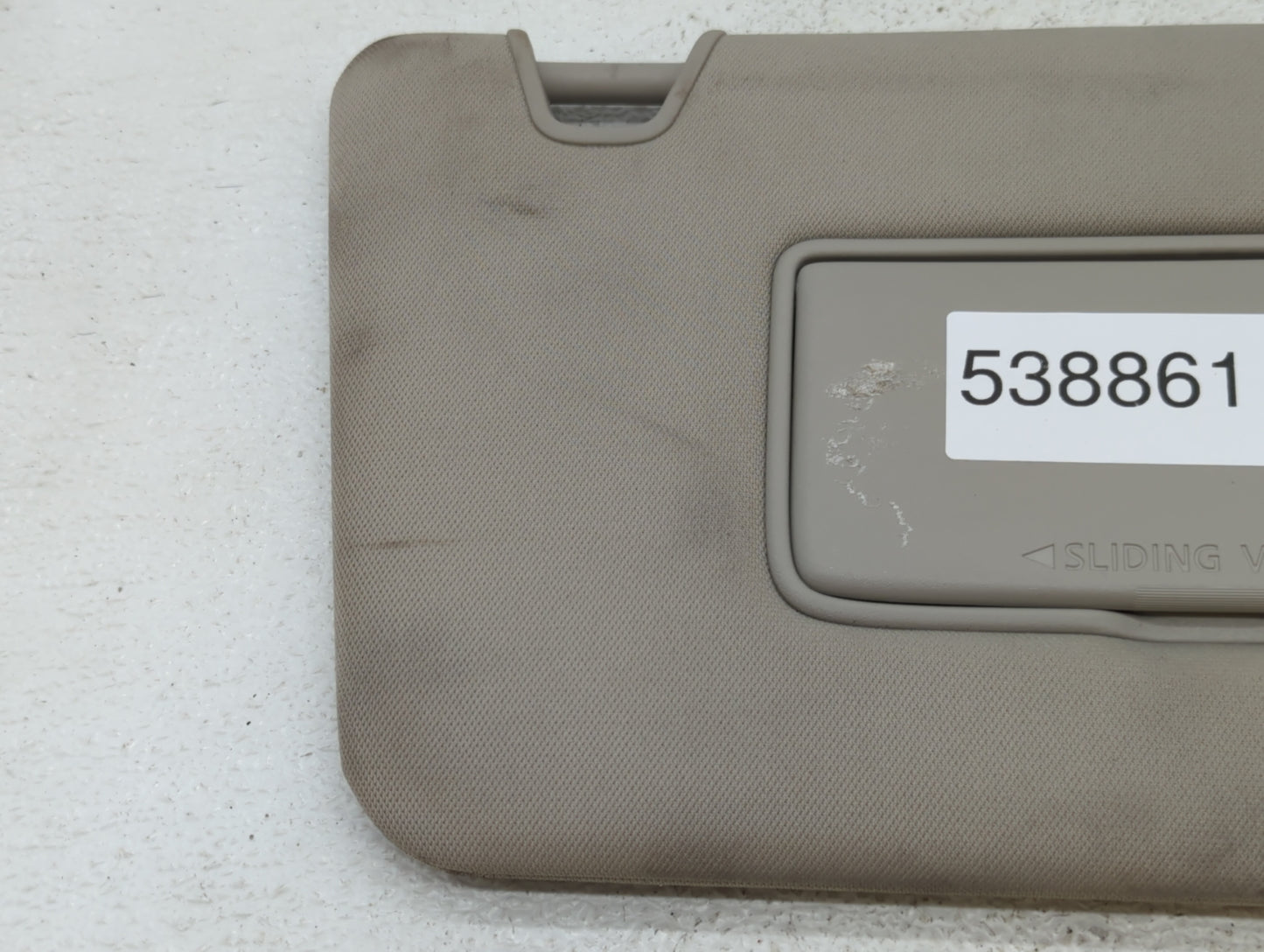 2018-2020 Nissan Rogue Sun Visor Shade Replacement Passenger Right Mirror Fits Fits 2018 2019 2020 OEM Used Auto Parts - Oem