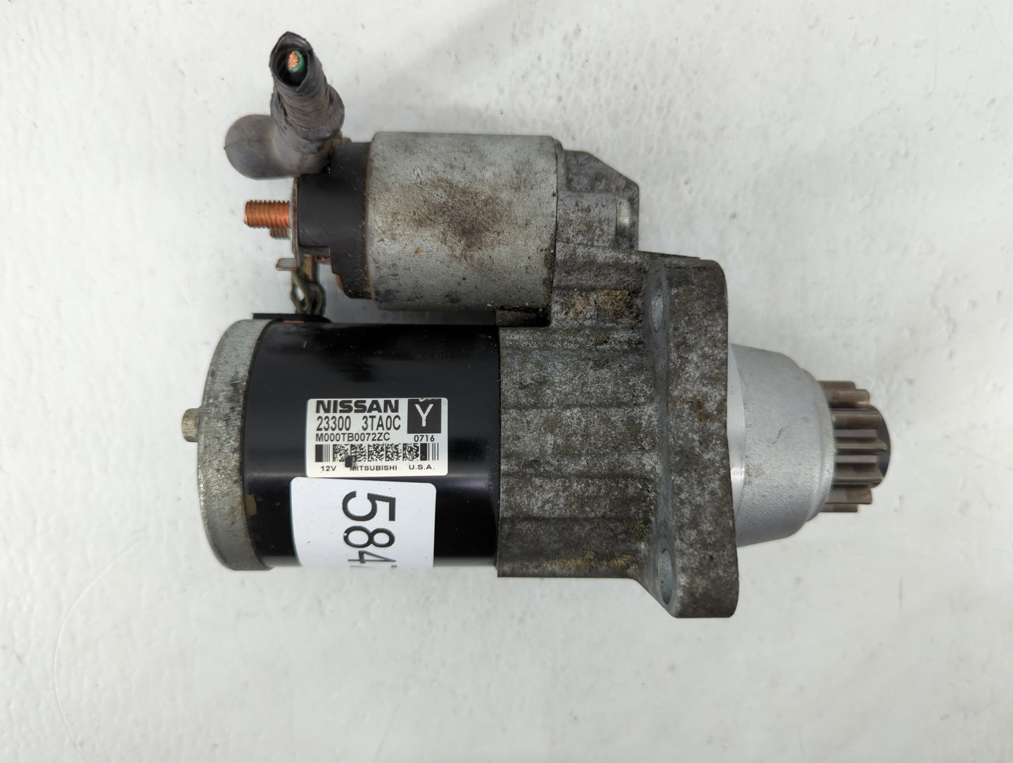 2015-2020 Nissan Rogue Car Starter Motor Solenoid OEM P/N:M000TB0072 23300 3TA0C Fits Fits 2015 2016 2017 2018 2019 2020 OEM