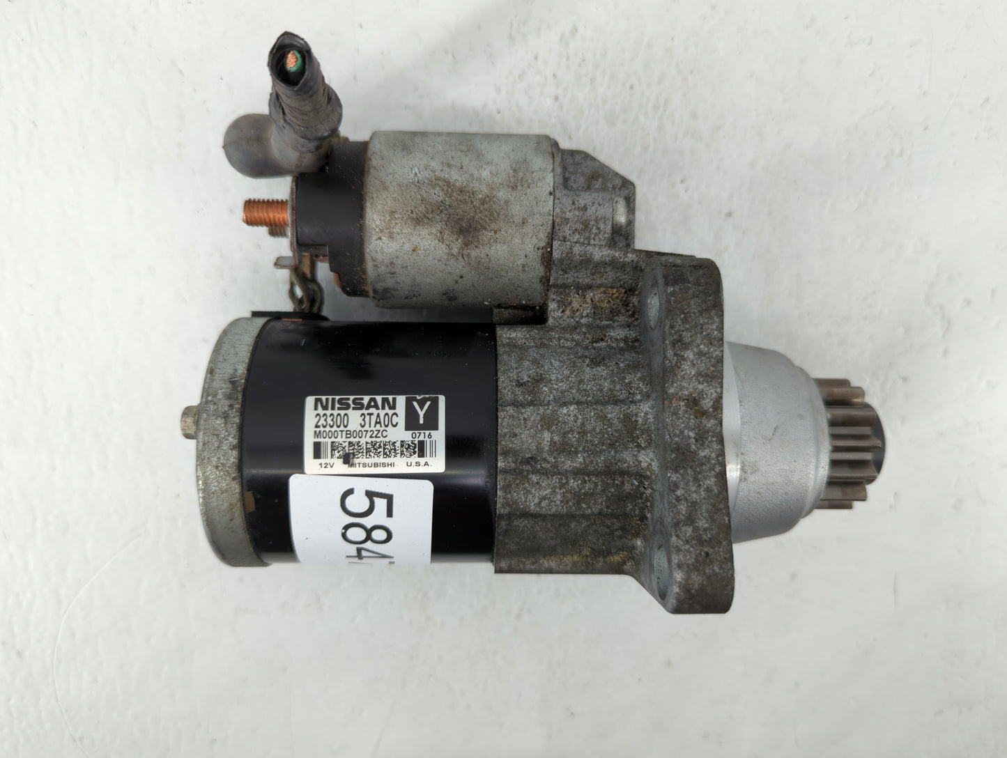 2015-2020 Nissan Rogue Car Starter Motor Solenoid OEM P/N:M000TB0072 23300 3TA0C Fits Fits 2015 2016 2017 2018 2019 2020 OEM
