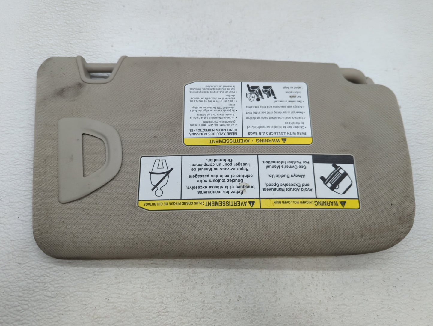 2018-2020 Nissan Rogue Sun Visor Shade Replacement Driver Left Mirror Fits Fits 2018 2019 2020 OEM Used Auto Parts - Oemused