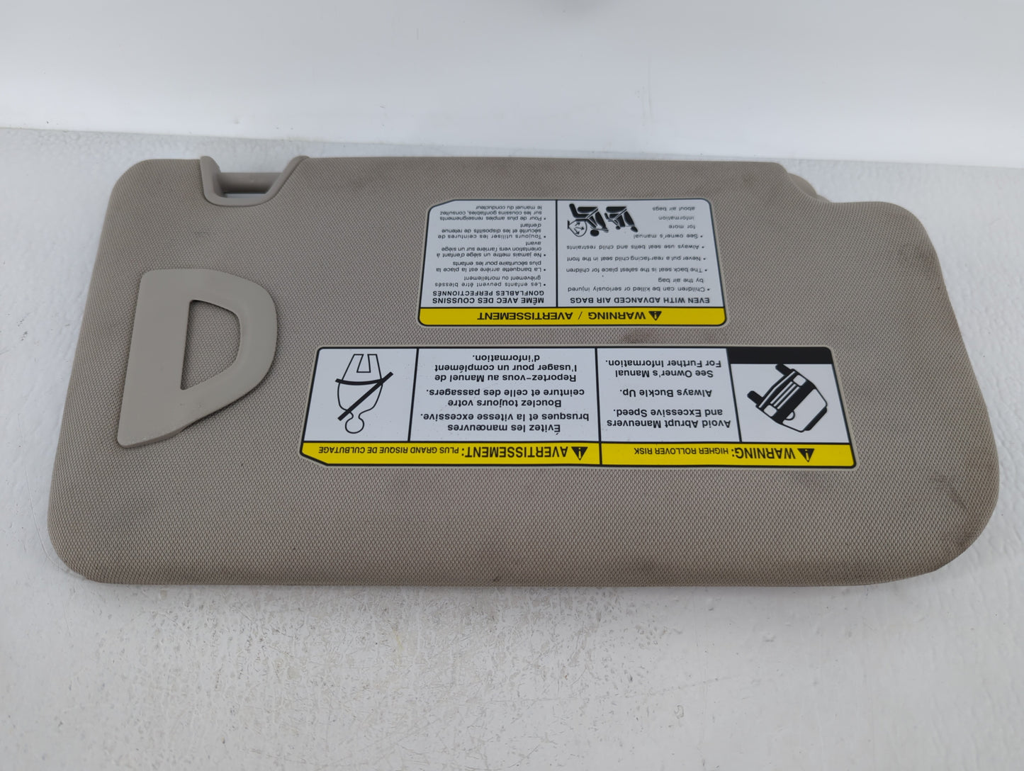 2018-2020 Nissan Rogue Sun Visor Shade Replacement Driver Left Mirror Fits Fits 2018 2019 2020 OEM Used Auto Parts - Oemused