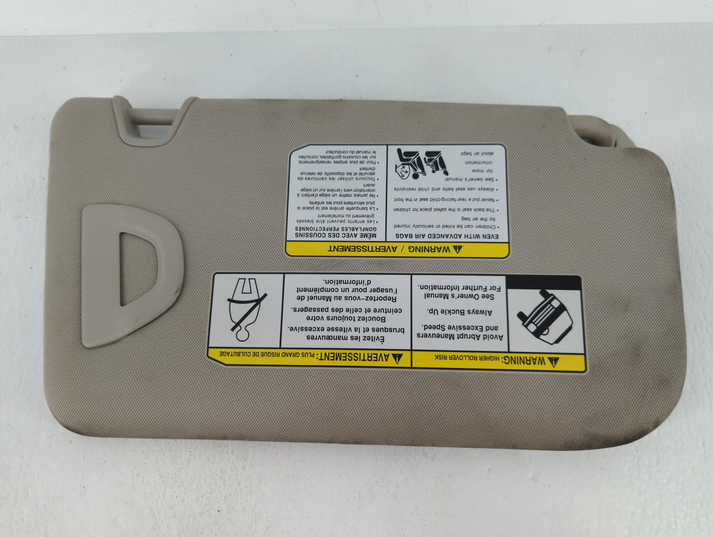 2018-2020 Nissan Rogue Sun Visor Shade Replacement Driver Left Mirror Fits Fits 2018 2019 2020 OEM Used Auto Parts - Oemused