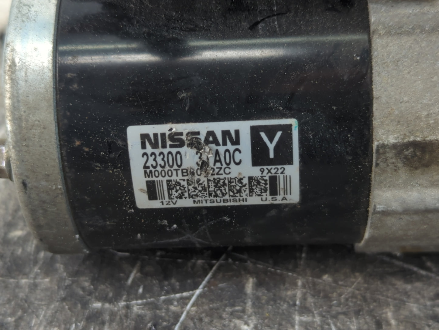 2015-2020 Nissan Rogue Car Starter Motor Solenoid OEM P/N:23300 3TA0C Fits Fits 2015 2016 2017 2018 2019 2020 OEM Used Auto 