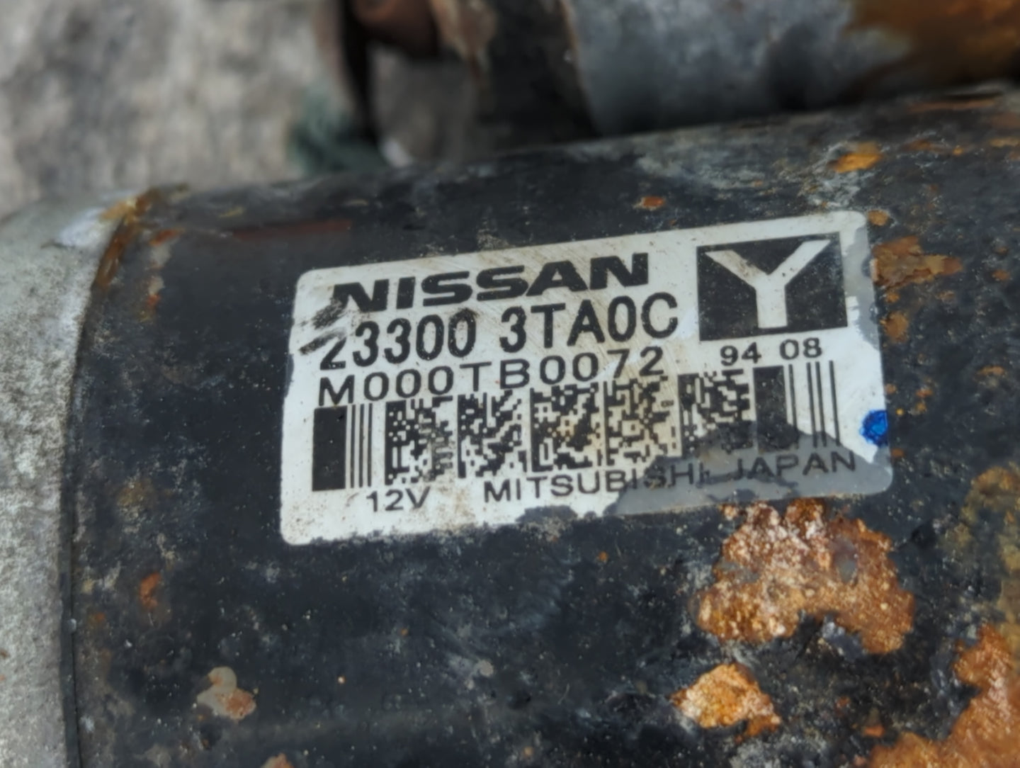 2015-2020 Nissan Rogue Car Starter Motor Solenoid OEM P/N:M000TB0072 23300 3TA0C Fits Fits 2015 2016 2017 2018 2019 2020 OEM