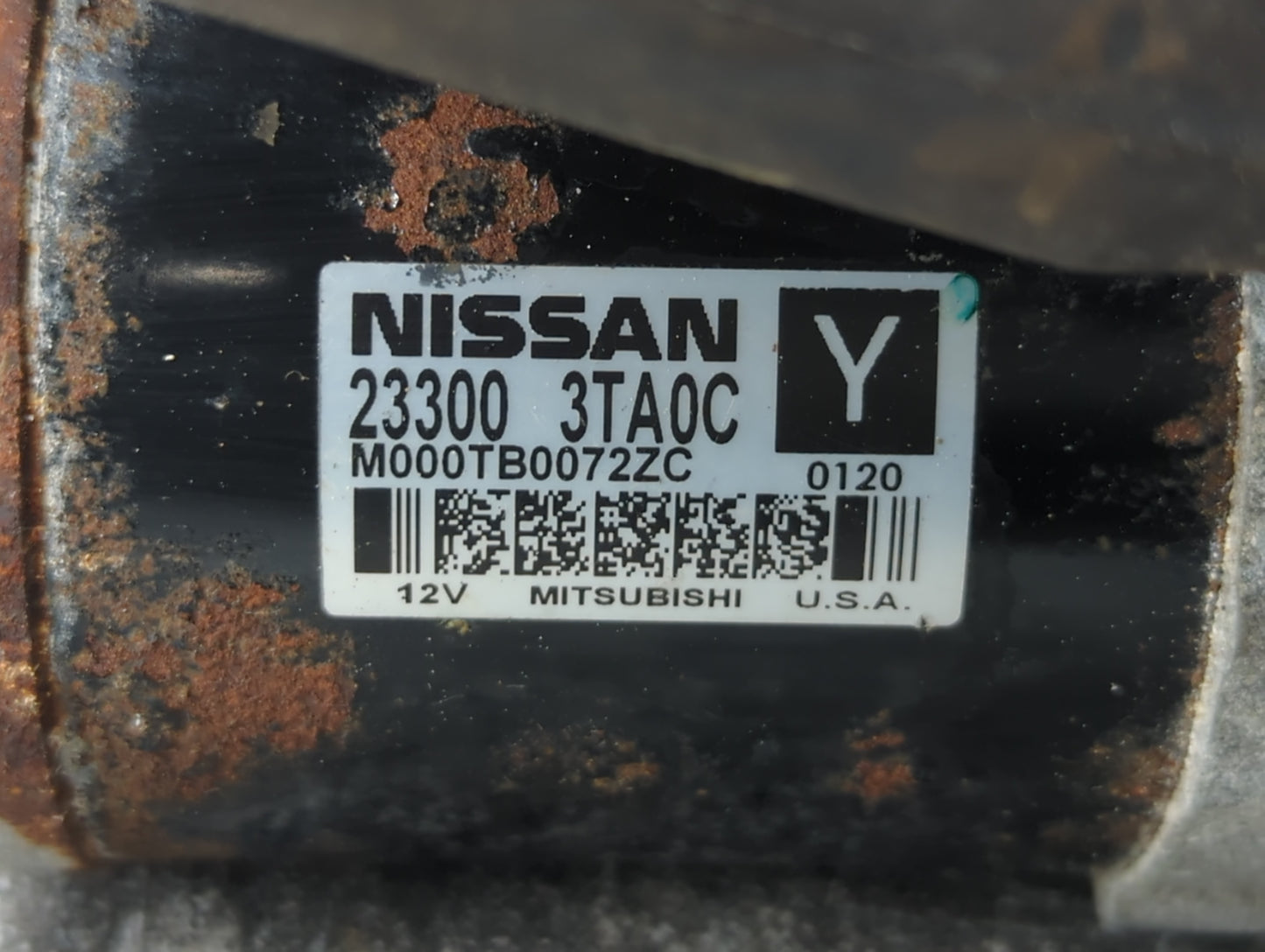 2015-2020 Nissan Rogue Car Starter Motor Solenoid OEM P/N:M000TB0072ZC 23300 3TA0C Fits Fits 2015 2016 2017 2018 2019 2020 O