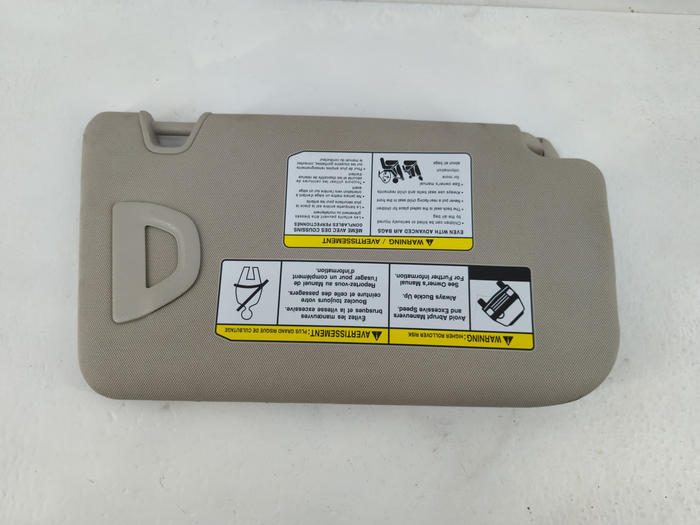 2018-2020 Nissan Rogue Sun Visor Shade Replacement Driver Left Mirror Fits Fits 2018 2019 2020 OEM Used Auto Parts - Oemused