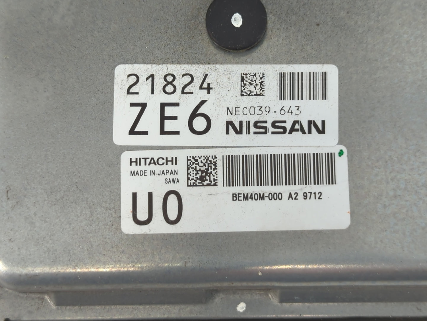 2018-2020 Nissan Rogue PCM Engine Control Computer ECU ECM PCU OEM P/N:NEC039-643 Fits Fits 2018 2019 2020 OEM Used Auto Par