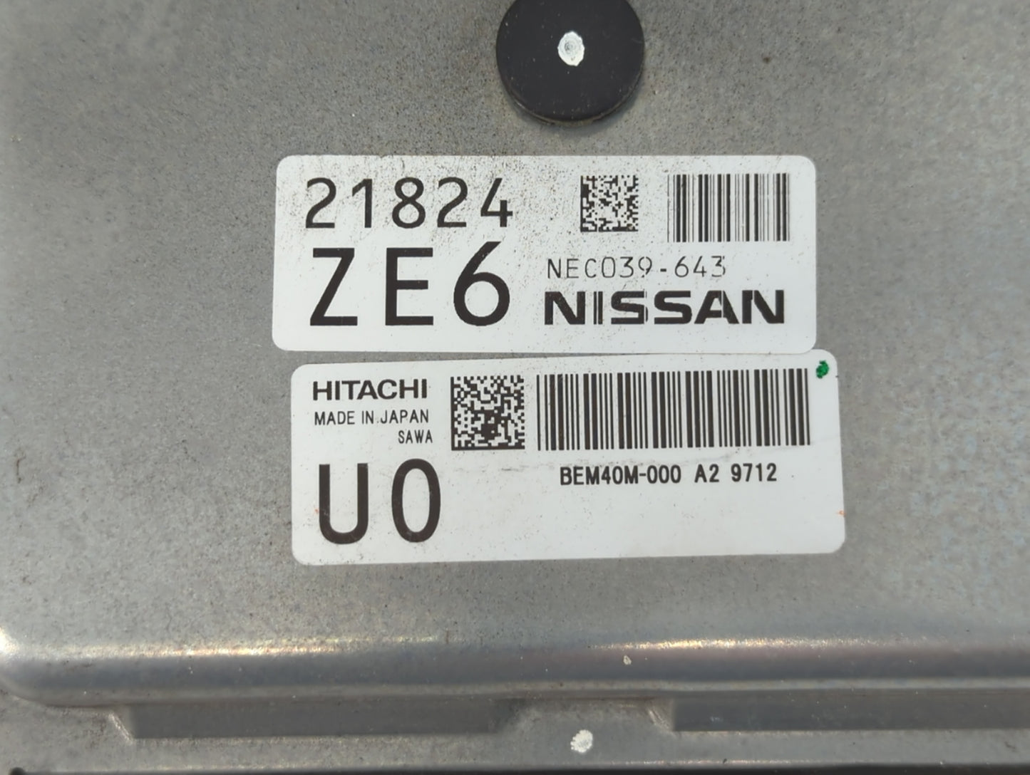 2018-2020 Nissan Rogue PCM Engine Control Computer ECU ECM PCU OEM P/N:NEC039-643 Fits Fits 2018 2019 2020 OEM Used Auto Par