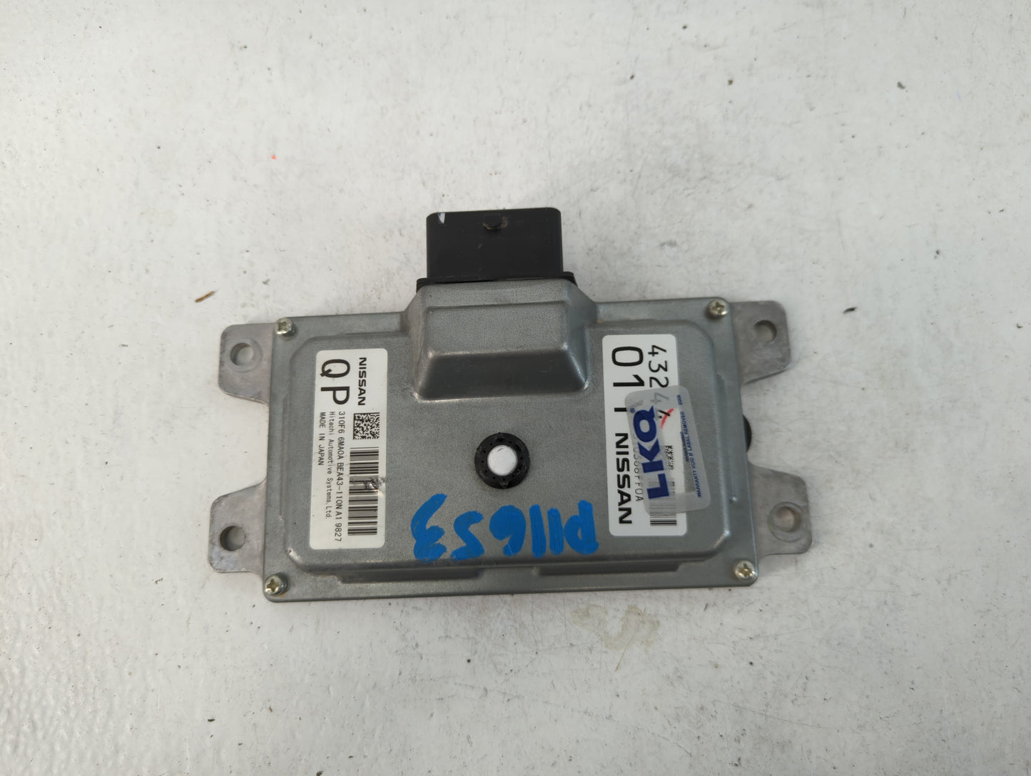 2020 Nissan Rogue PCM Engine Control Computer ECU ECM PCU OEM P/N:BEA43-110N A1 9827 Fits OEM Used Auto Parts - Oemusedautop