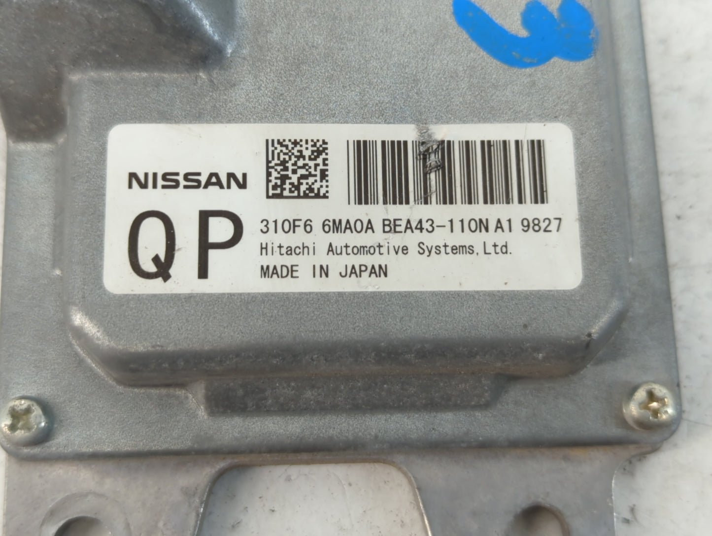2020 Nissan Rogue PCM Engine Control Computer ECU ECM PCU OEM P/N:BEA43-110N A1 9827 Fits OEM Used Auto Parts - Oemusedautop