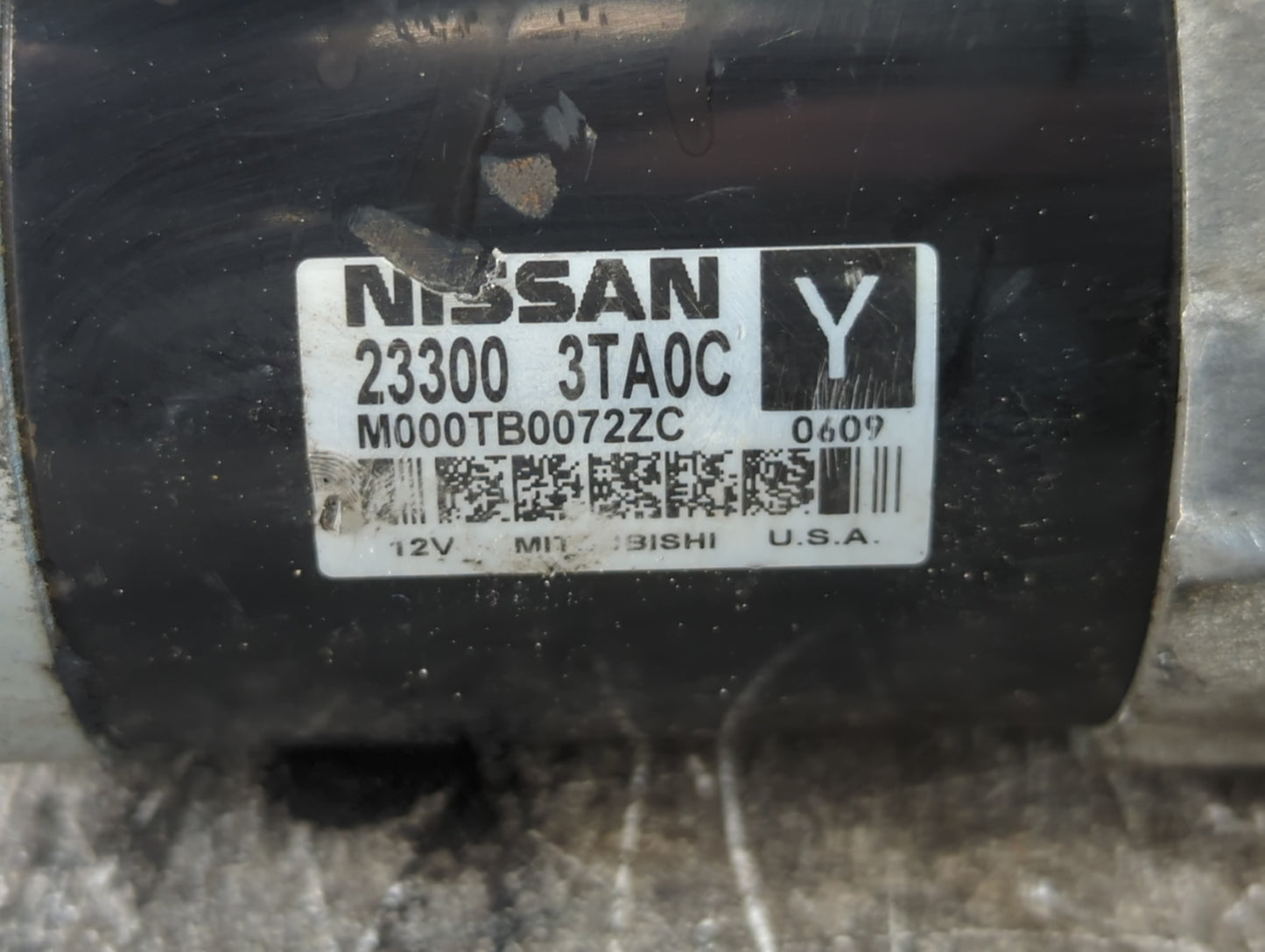 2015-2020 Nissan Rogue Car Starter Motor Solenoid OEM P/N:23300 3TA0C Fits Fits 2015 2016 2017 2018 2019 2020 OEM Used Auto 