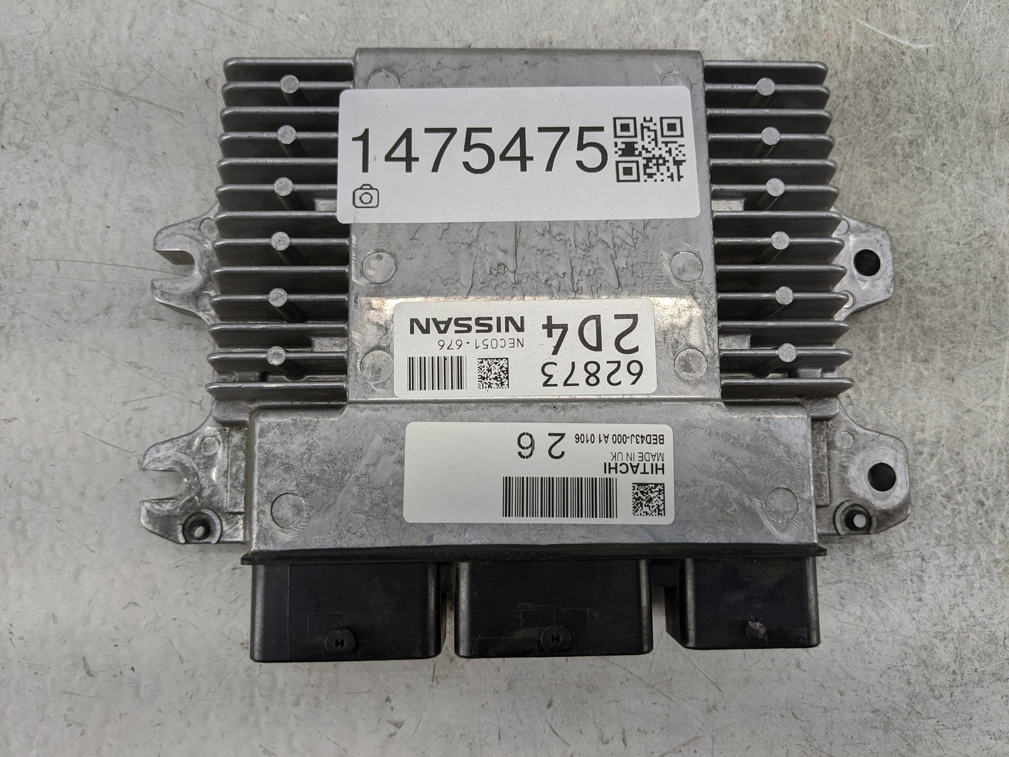2018-2022 Nissan Rogue Sport PCM Engine Control Computer ECU ECM PCU OEM P/N:NEC051-676 BED43J-000 Fits OEM Used Auto Parts 