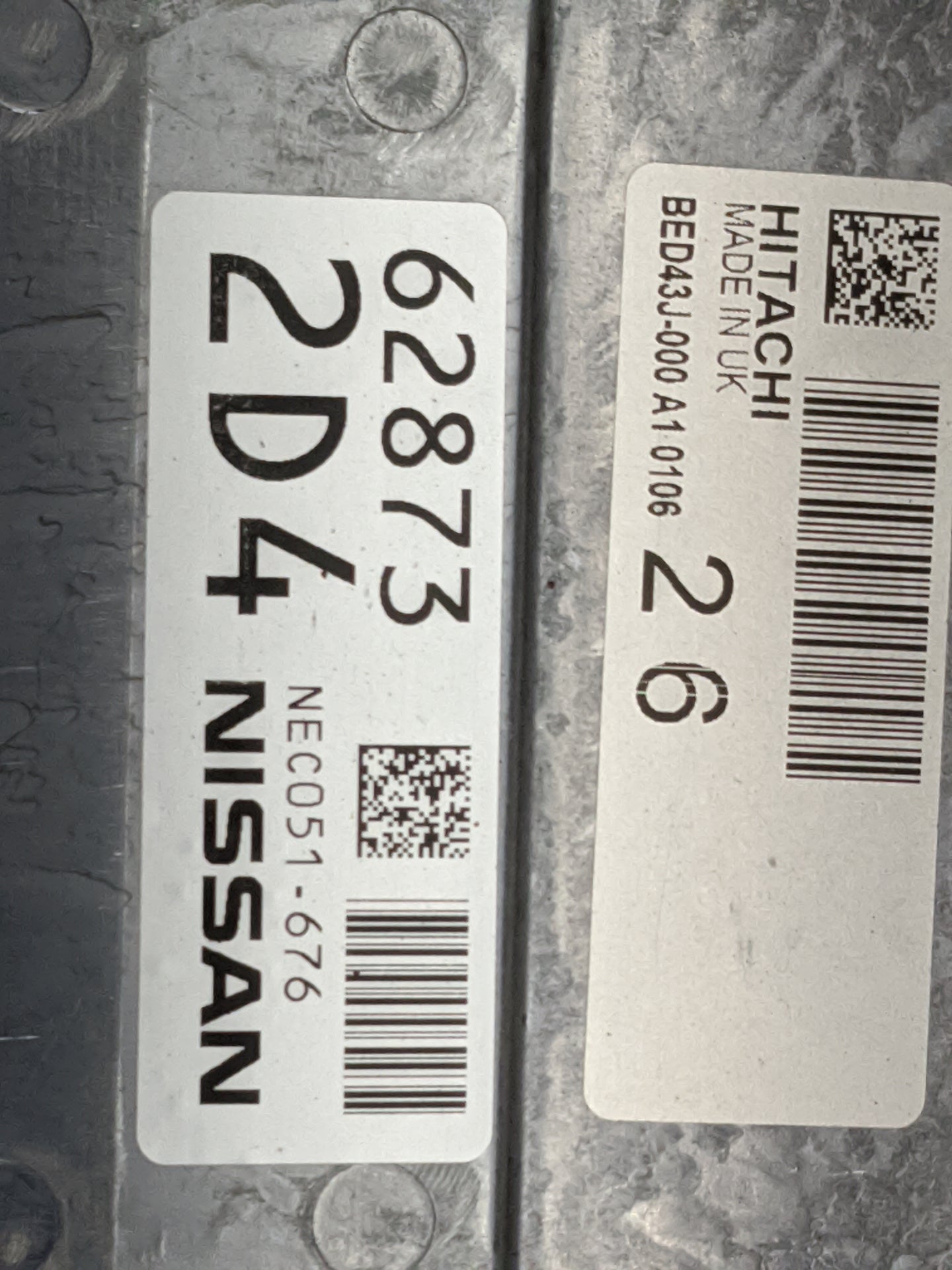 2018-2022 Nissan Rogue Sport PCM Engine Control Computer ECU ECM PCU OEM P/N:NEC051-676 BED43J-000 Fits OEM Used Auto Parts 