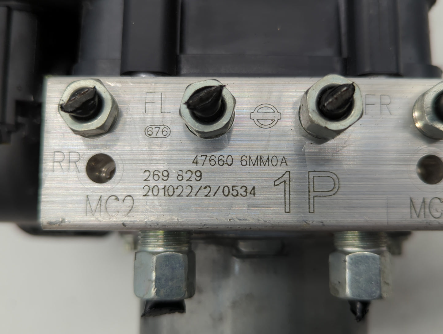 2019 Nissan Rogue Sport ABS Pump Control Module Replacement P/N:47660 6MM0A Fits OEM Used Auto Parts - Oemusedautoparts1.com