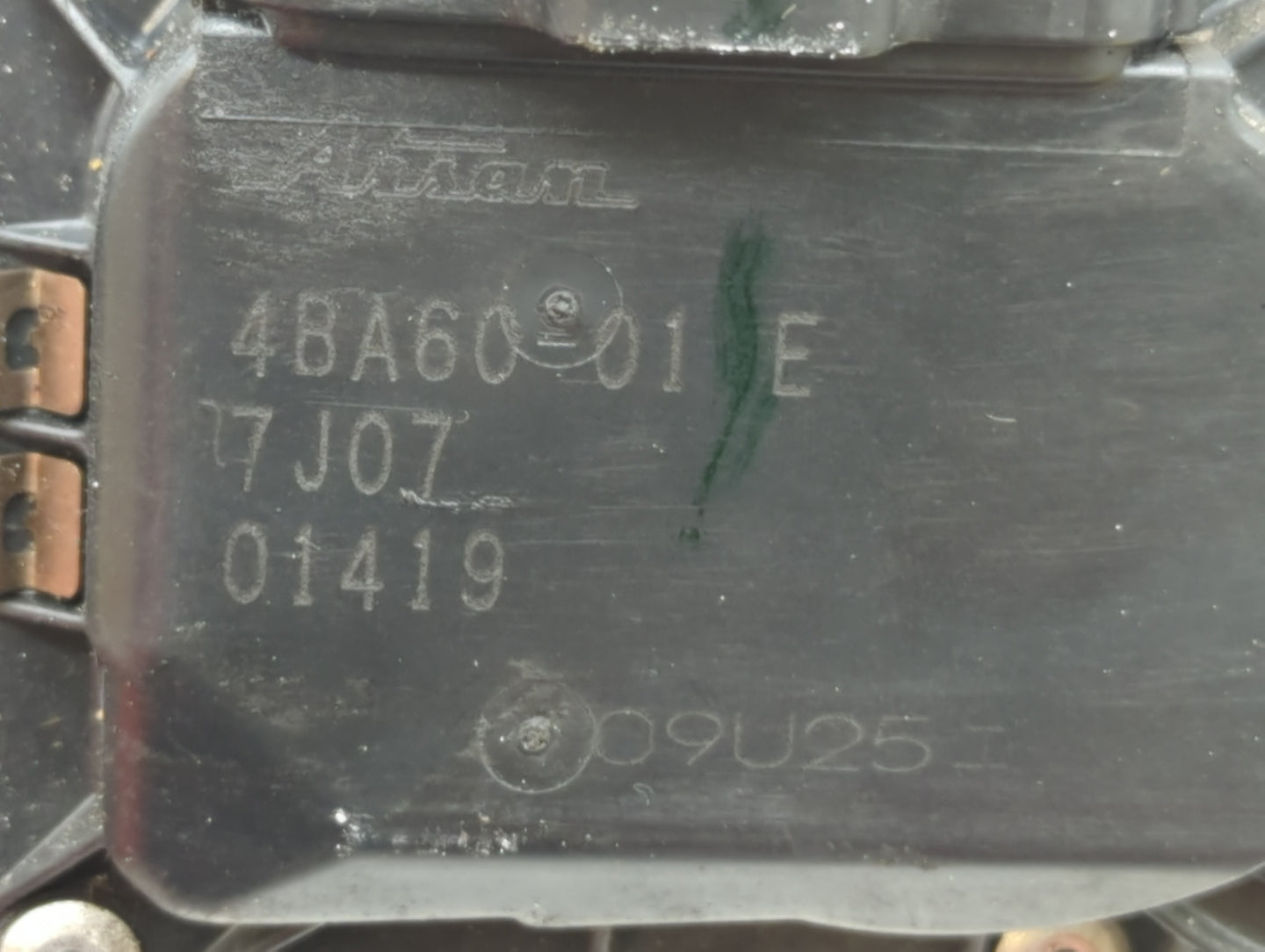 2018-2019 Nissan Rogue Sport Throttle Body P/N:4BA60-01 4BA60-01 F Fits Fits 2018 2019 OEM Used Auto Parts - Oemusedautopart