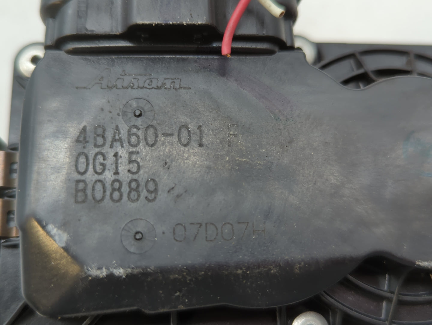2018-2019 Nissan Rogue Sport Throttle Body P/N:4BA60-01 4BA60-01 F Fits Fits 2018 2019 OEM Used Auto Parts - Oemusedautopart