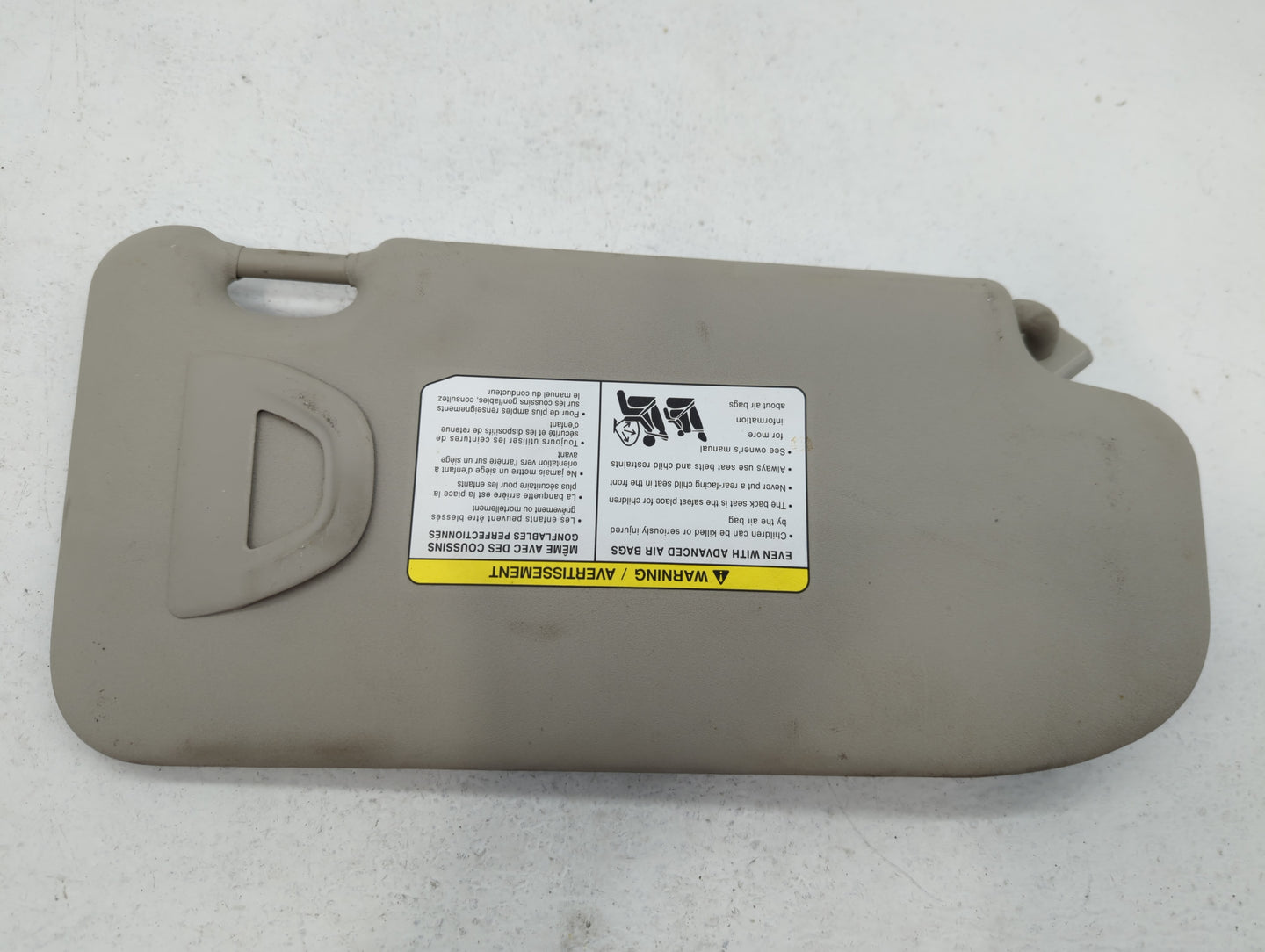 2019-2022 Nissan Rogue Sport Sun Visor Shade Replacement Passenger Right Mirror Fits Fits 2019 2020 2021 2022 OEM Used Auto 