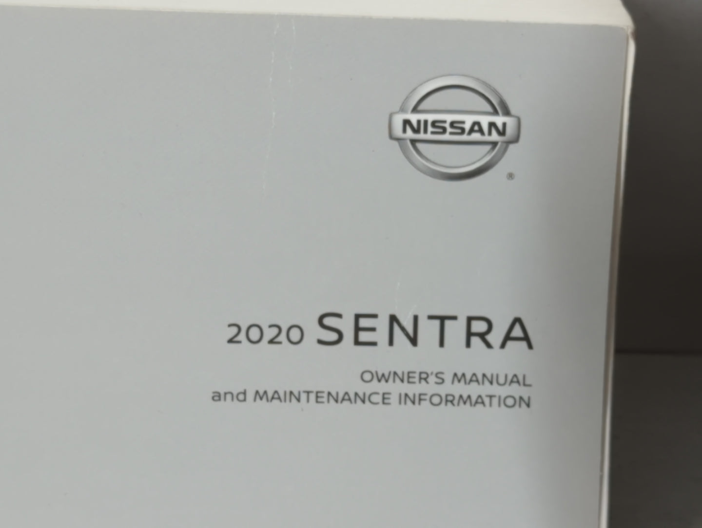 2020 Nissan Sentra Owners Manual Book Guide P/N:OM20EM 0B18U1 OEM Used Auto Parts - Oemusedautoparts1.com