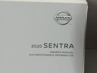 2020 Nissan Sentra Owners Manual Book Guide P/N:OM20EM 0B18U1 OEM Used Auto Parts - Oemusedautoparts1.com