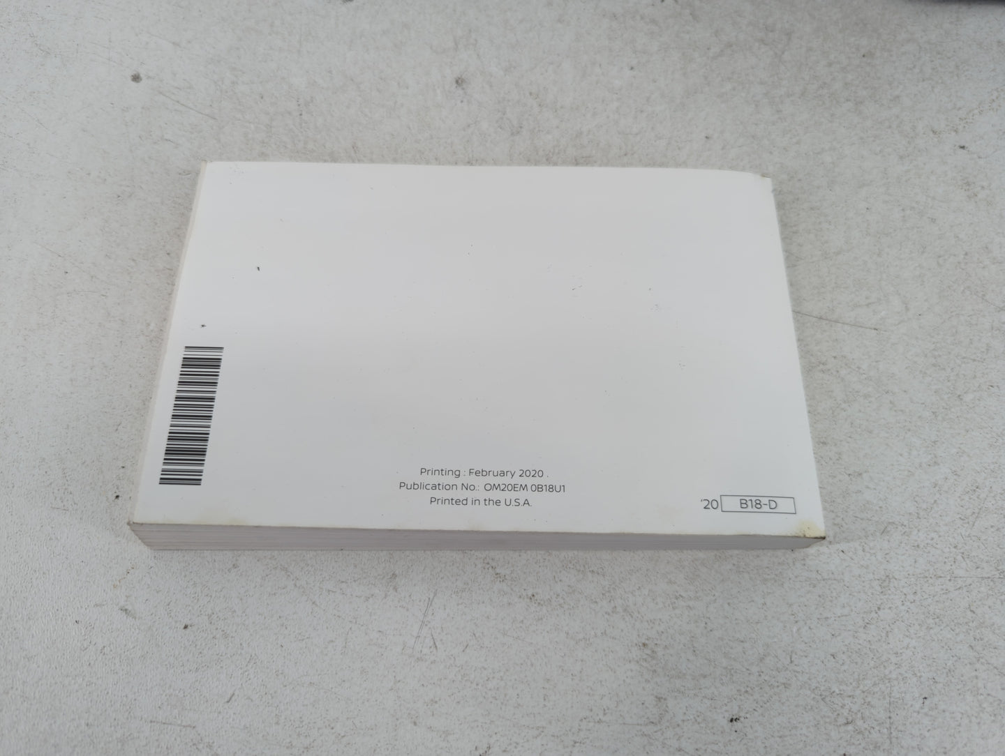 2020 Nissan Sentra Owners Manual Book Guide P/N:OM20EM 0B18U1 OEM Used Auto Parts - Oemusedautoparts1.com