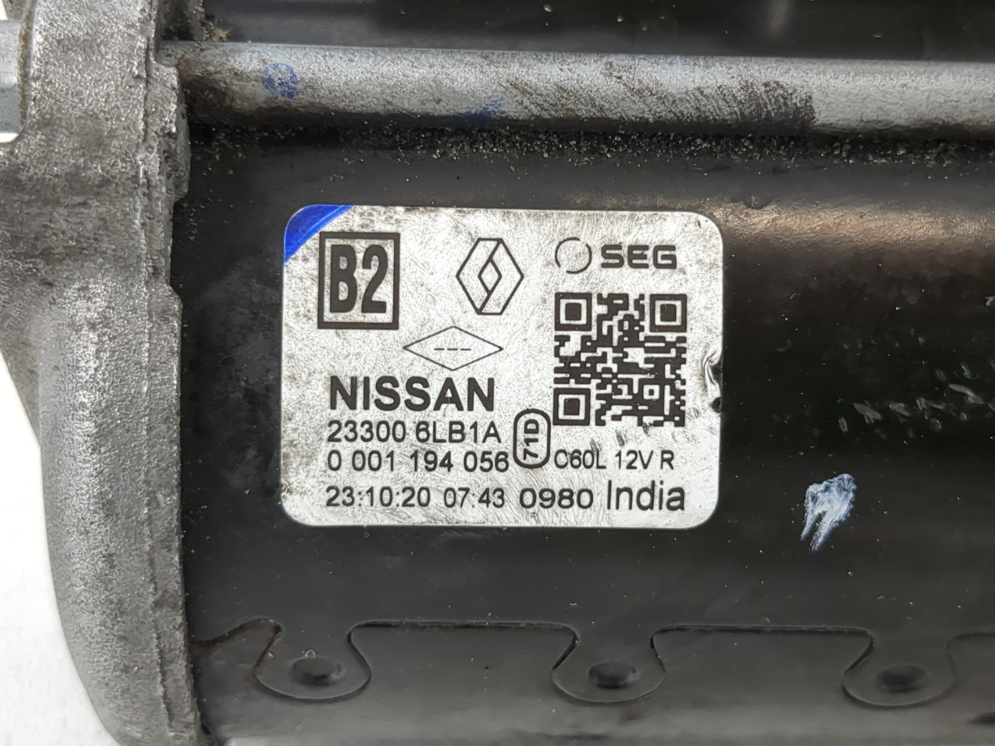 2020-2022 Nissan Sentra Car Starter Motor Solenoid OEM P/N:23300 6LB1A Fits Fits 2020 2021 2022 OEM Used Auto Parts - Oemuse