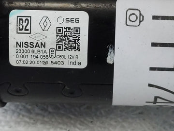 2020-2022 Nissan Sentra Car Starter Motor Solenoid OEM P/N:23300 6LB1A Fits Fits 2020 2021 2022 OEM Used Auto Parts