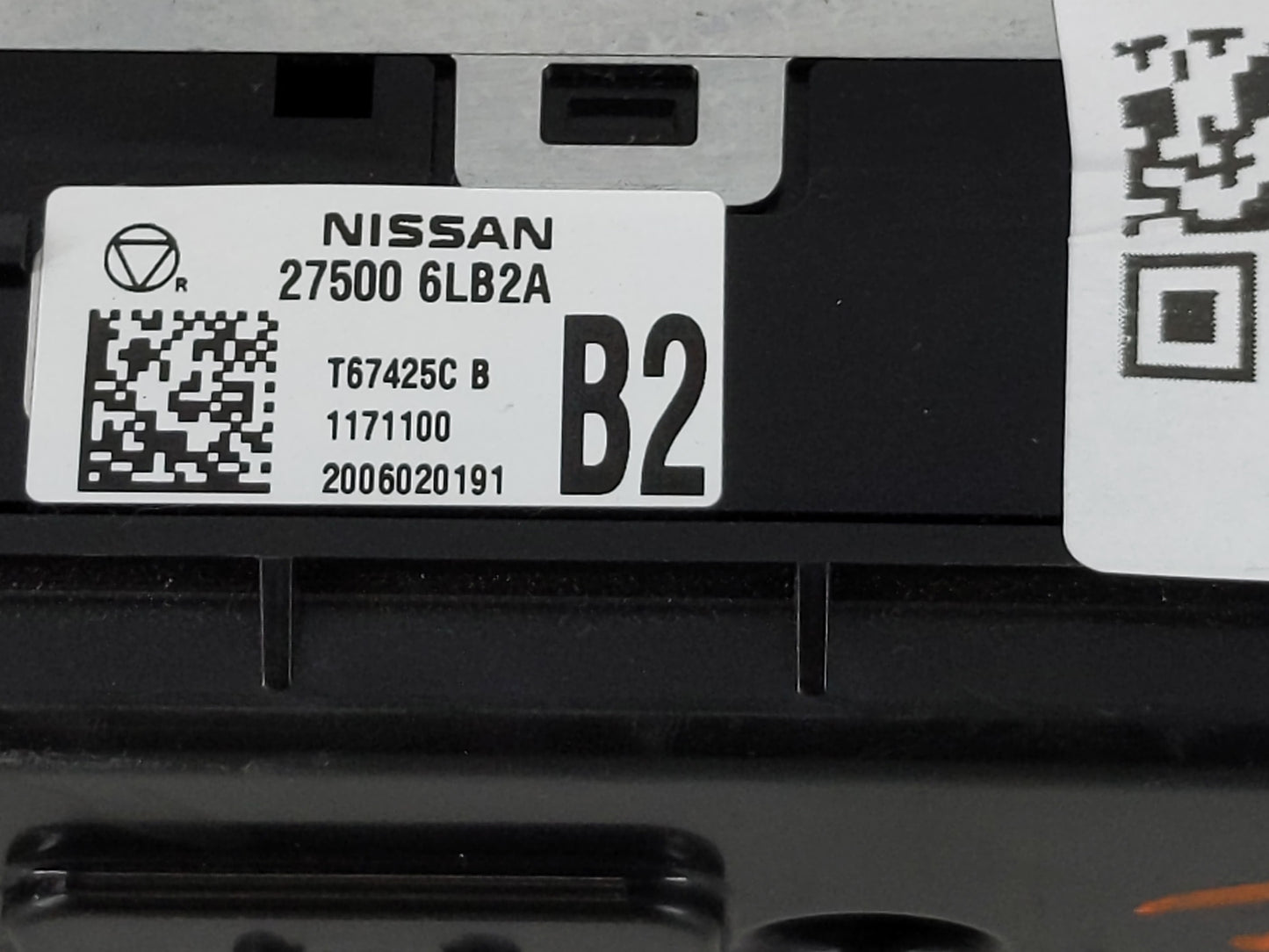 2020-2022 Nissan Sentra Climate Control Module Temperature AC/Heater Replacement P/N:27500 6LB2A Fits Fits 2020 2021 2022 OE