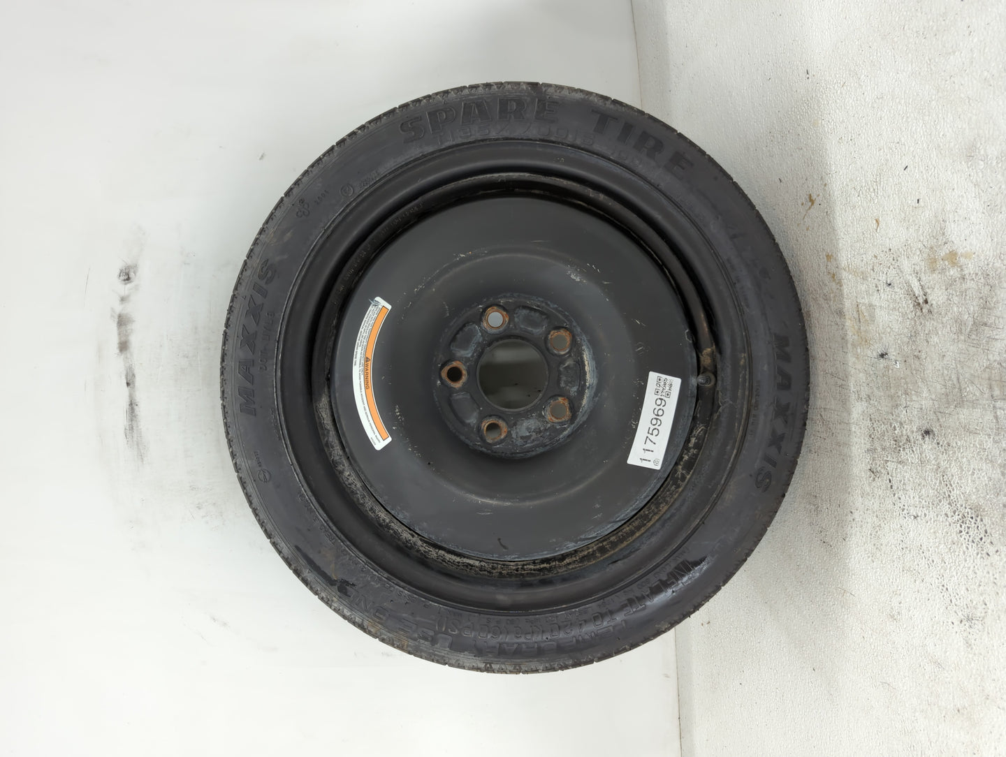 2020-2022 Nissan Sentra Spare Donut Tire Wheel Rim Oem - Oemusedautoparts1.com