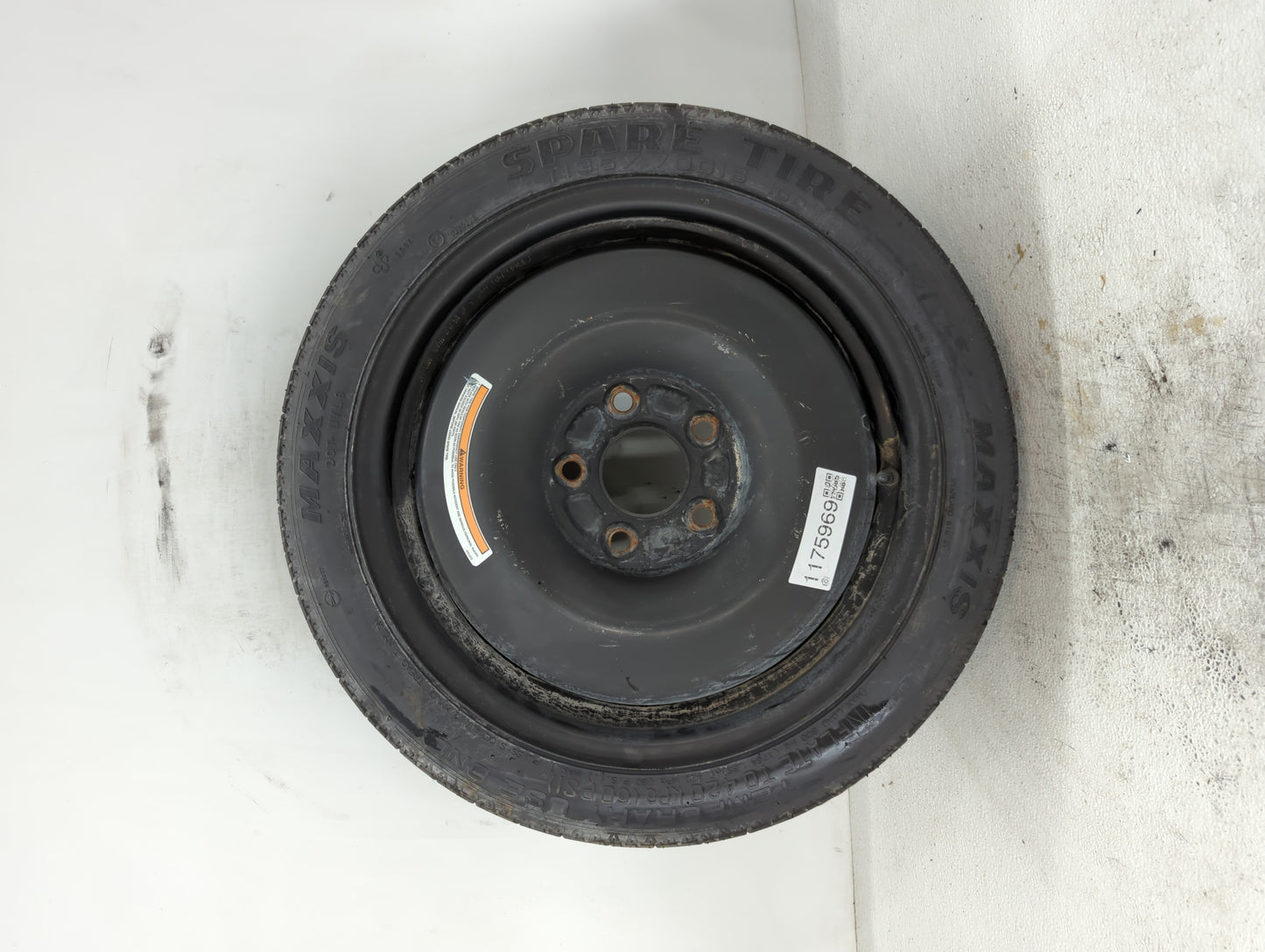 2020-2022 Nissan Sentra Spare Donut Tire Wheel Rim Oem - Oemusedautoparts1.com