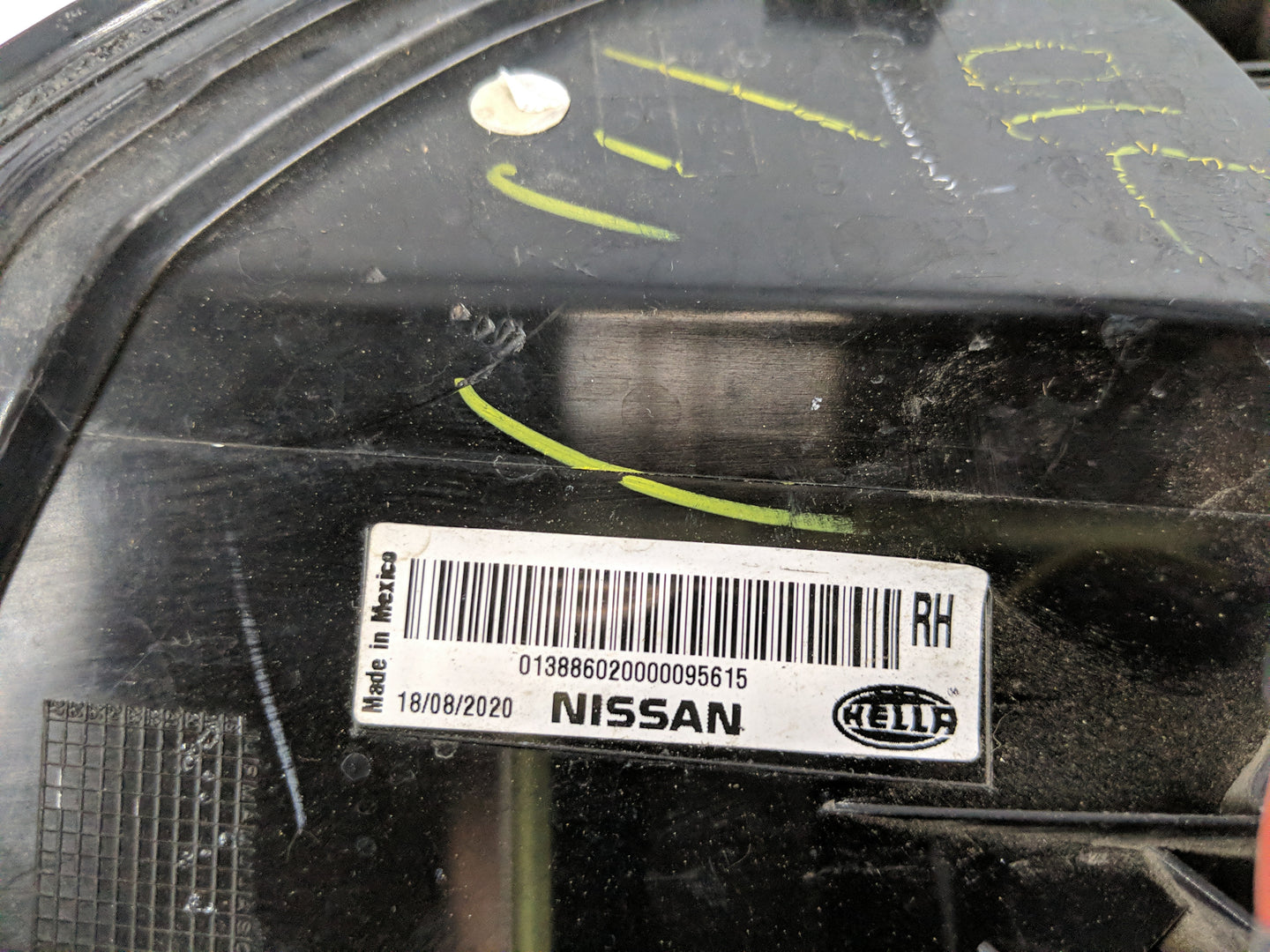 2020-2022 Nissan Sentra Tail Light Assembly Passenger Right OEM Fits Fits 2020 2021 2022 OEM Used Auto Parts - Oemusedautopa