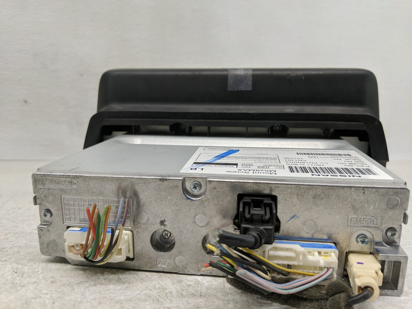 2020-2022 Nissan Sentra Radio AM FM Cd Player Receiver Replacement P/N:28021 6LB0A Fits Fits 2020 2021 2022 OEM Used Auto Pa