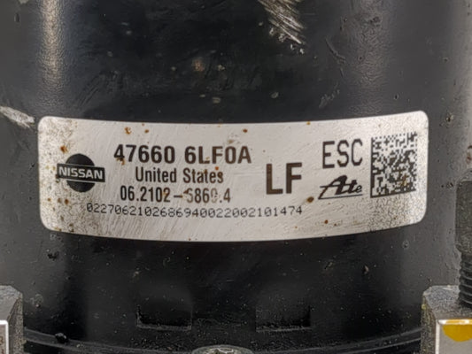 2020-2022 Nissan Sentra ABS Pump Control Module Replacement P/N:47660 6LF0A Fits Fits 2020 2021 2022 OEM Used Auto Parts