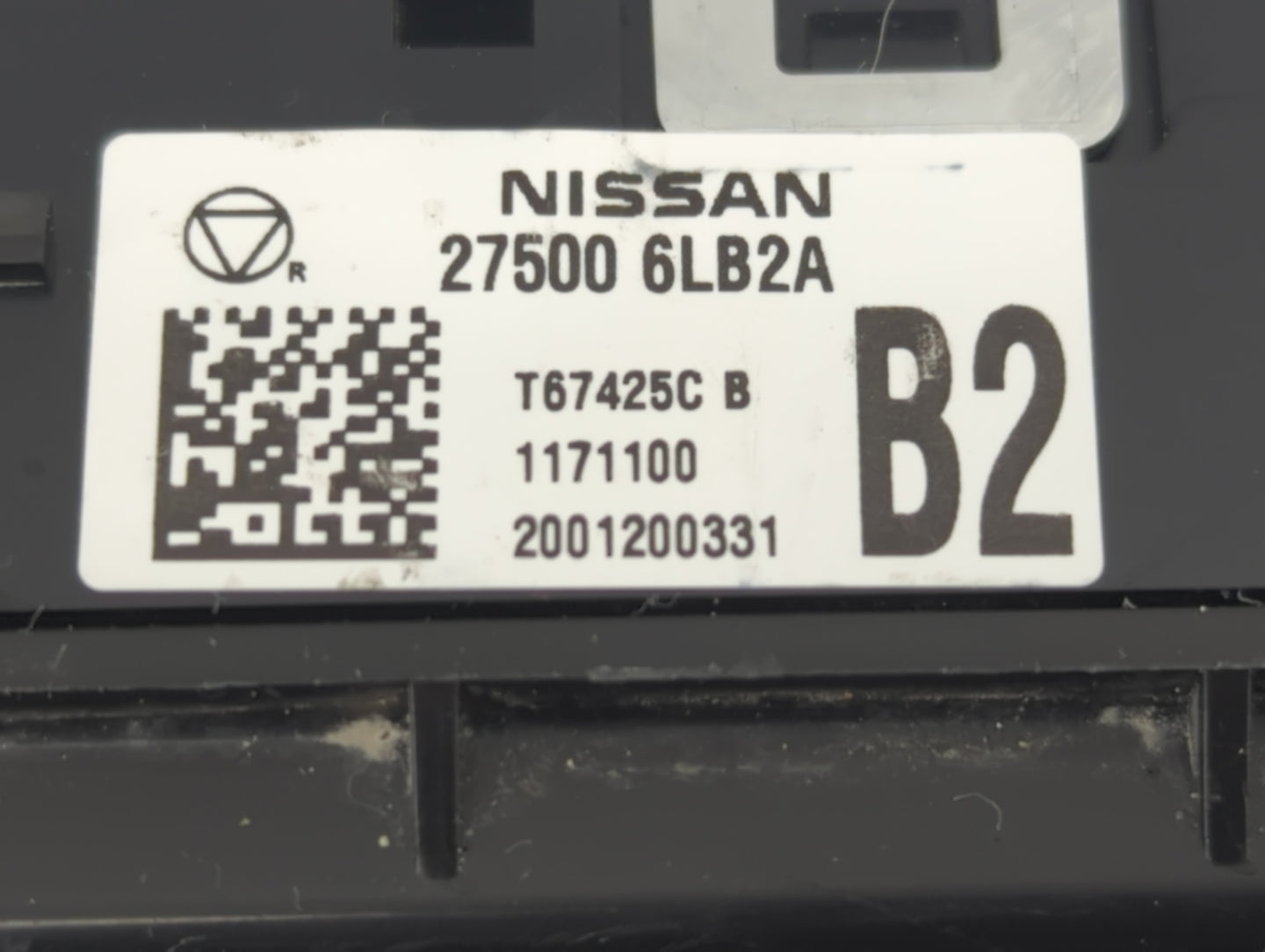 2020-2022 Nissan Sentra Climate Control Module Temperature AC/Heater Replacement P/N:27500 6LB2A Fits Fits 2020 2021 2022 OE