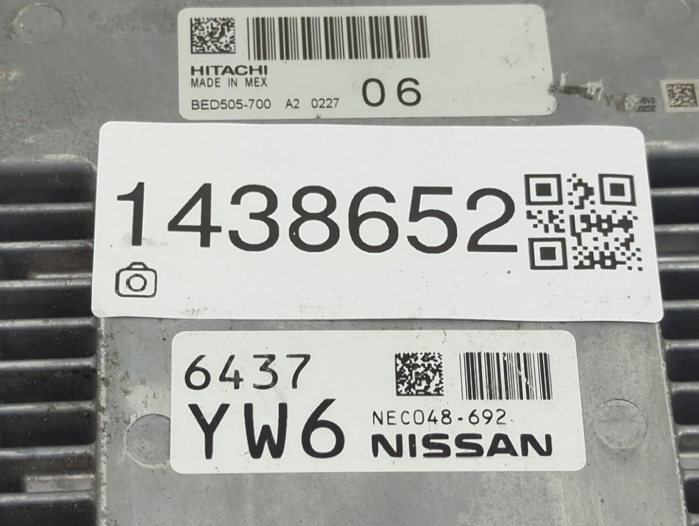 2020-2022 Nissan Sentra PCM Engine Control Computer ECU ECM PCU OEM P/N:BED505-700 NEC048-692 Fits Fits 2020 2021 2022 OEM U