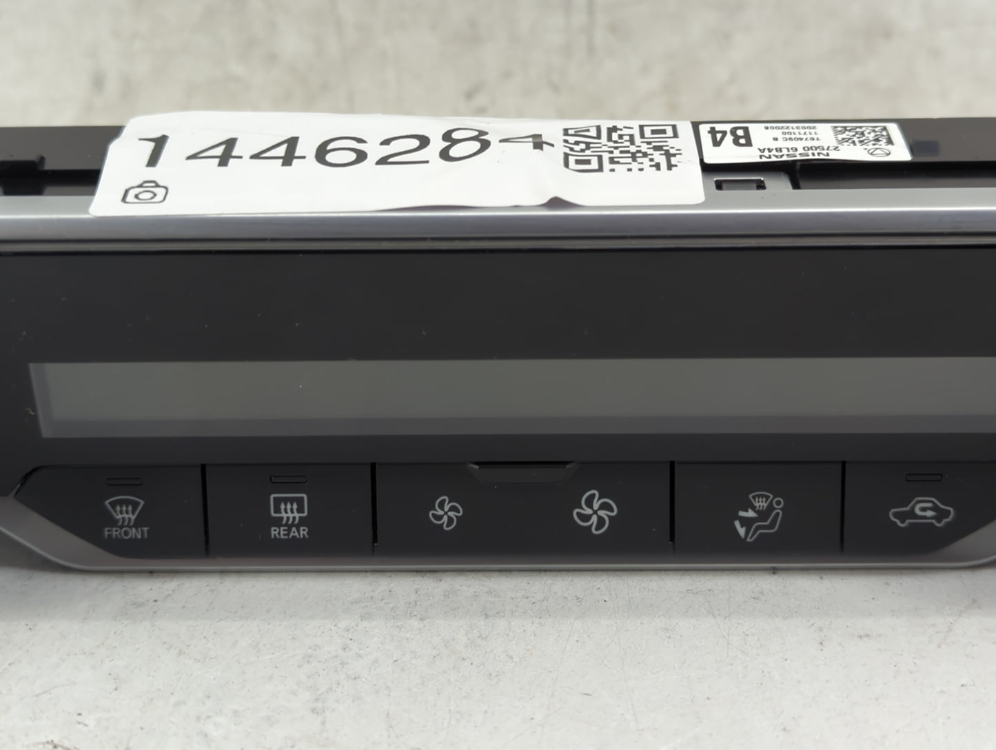2020-2022 Nissan Sentra Climate Control Module Temperature AC/Heater Replacement P/N:27500 6LB4A T67409CB Fits Fits 2020 202