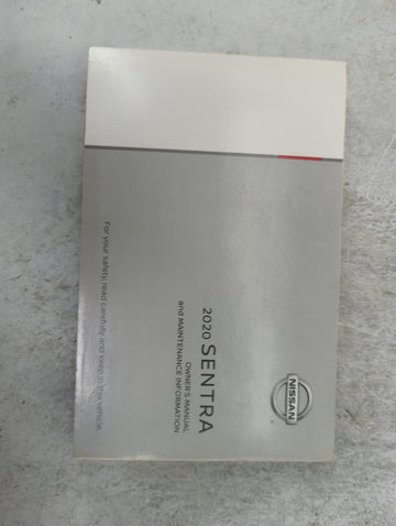 2020 Nissan Sentra Owners Manual Book Guide P/N:OM20EM 0B18U0 OEM Used Auto Parts - Oemusedautoparts1.com
