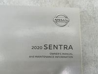 2020 Nissan Sentra Owners Manual Book Guide P/N:OM20EM 0B18U0 OEM Used Auto Parts - Oemusedautoparts1.com