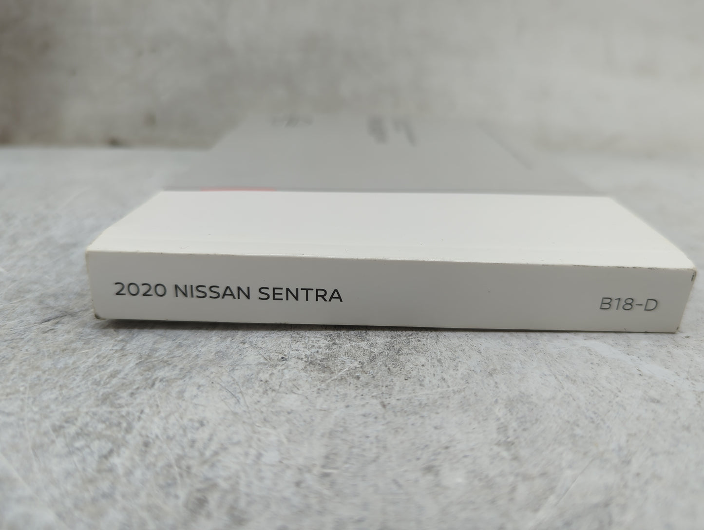2020 Nissan Sentra Owners Manual Book Guide P/N:OM20EM 0B18U0 OEM Used Auto Parts - Oemusedautoparts1.com