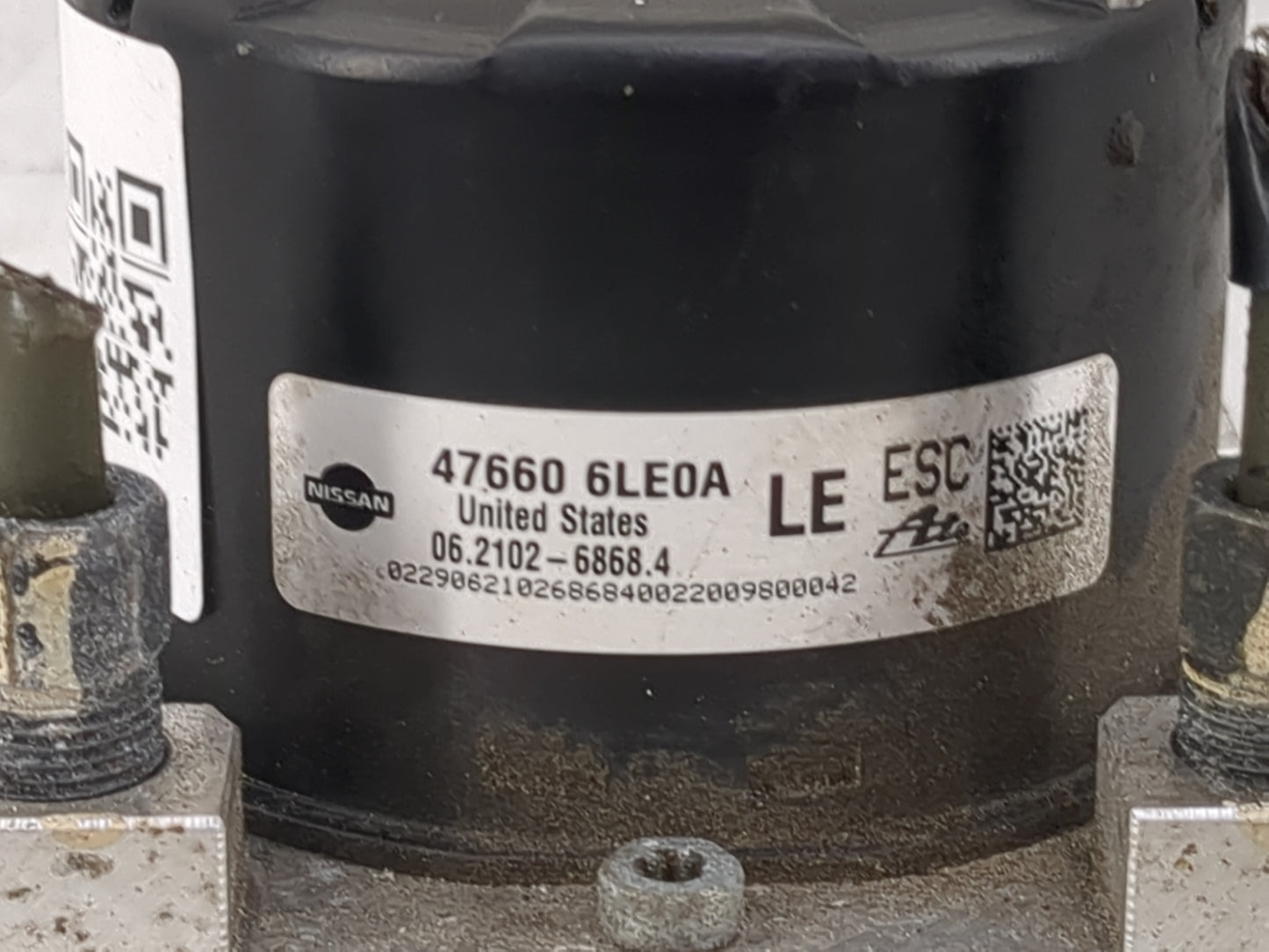 2020-2022 Nissan Sentra ABS Pump Control Module Replacement P/N:47660 6LE0A 06.2102-6868.4 Fits Fits 2020 2021 2022 OEM Used