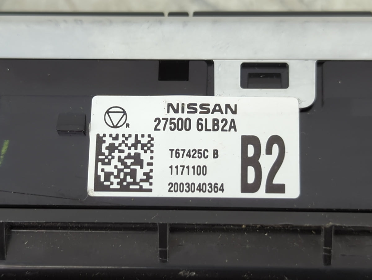 2020-2022 Nissan Sentra Climate Control Module Temperature AC/Heater Replacement P/N:27500 6LB2A T67425C Fits Fits 2020 2021