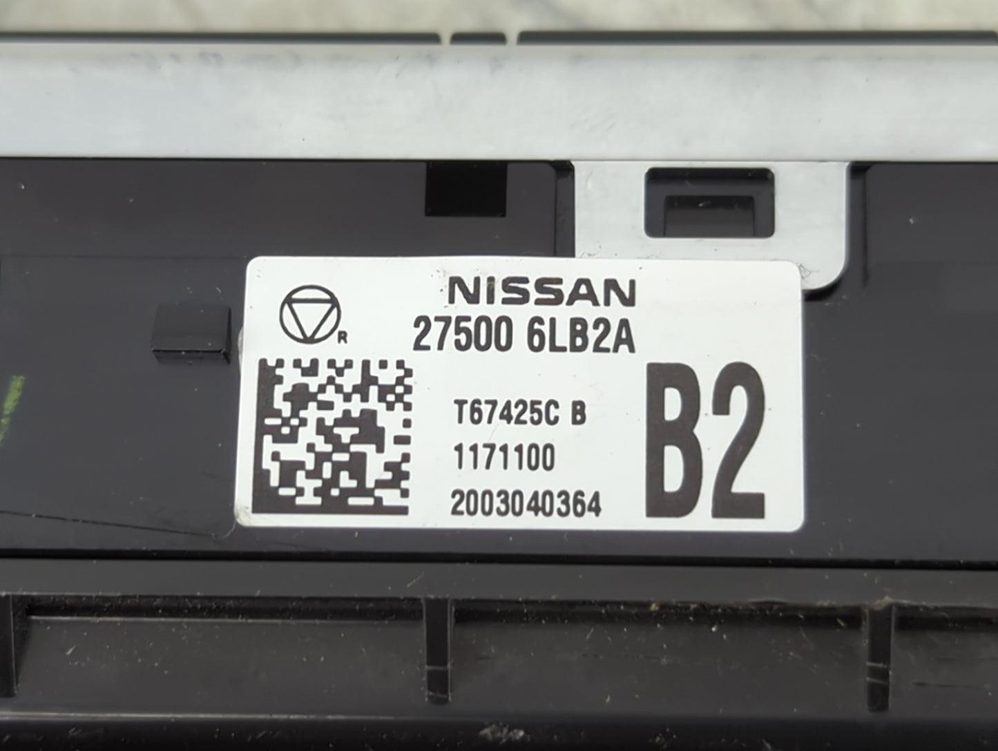 2020-2022 Nissan Sentra Climate Control Module Temperature AC/Heater Replacement P/N:27500 6LB2A T67425C Fits Fits 2020 2021
